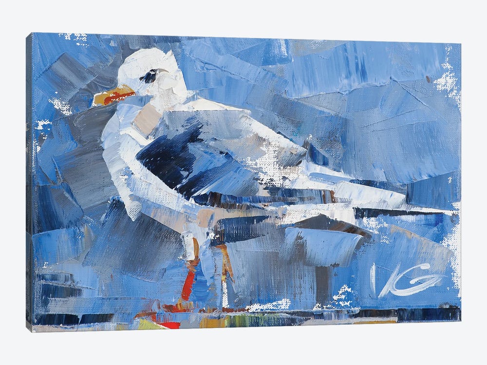 Bird's Bazaar III by Volodymyr Glukhomanyuk 1-piece Canvas Art Print
