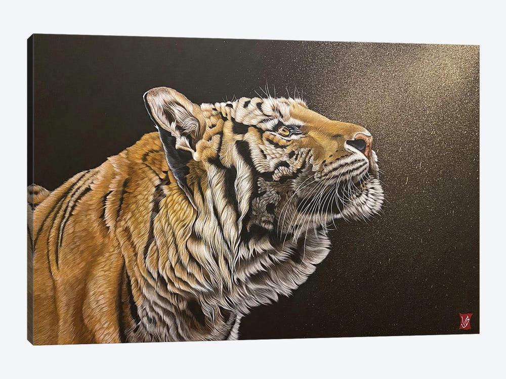 Hope (Tiger) by Valerie Glasson 1-piece Art Print