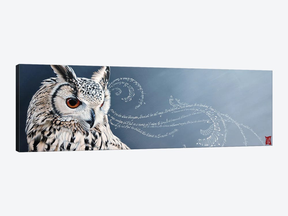 Meditation I (Eagle Owl) by Valerie Glasson 1-piece Canvas Print