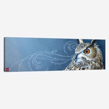 Meditation Ii (Eagle Owl) Canvas Print #VGL20} by Valerie Glasson Canvas Art
