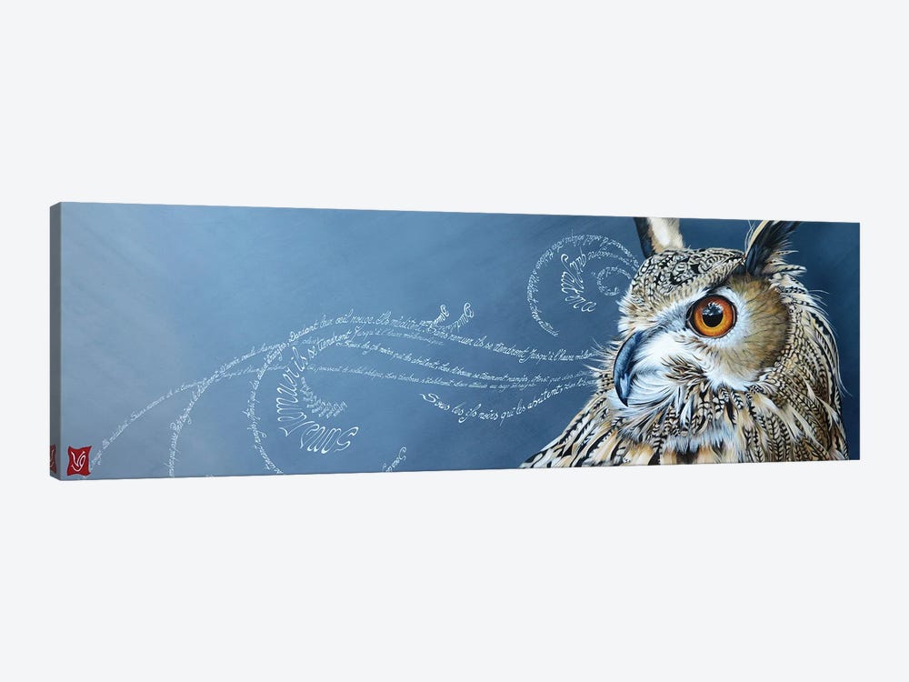 Meditation Ii (Eagle Owl) by Valerie Glasson 1-piece Canvas Art Print