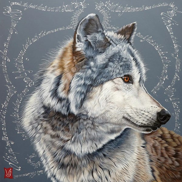Wolves: Soul Of The Forrest II (Wolf) by Valerie Glasson