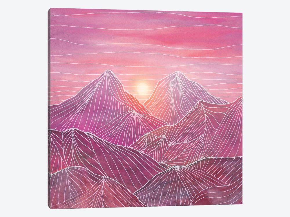 Lines In The Mountains IV by Viviana Gonzalez 1-piece Canvas Wall Art
