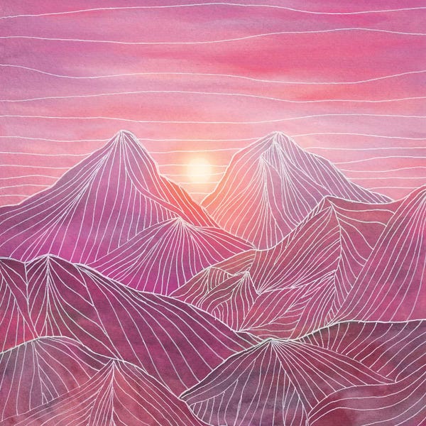Viviana Gonzalez: Lines In The Mountains IV by Viviana Gonzalez