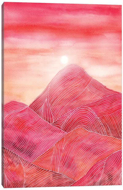 Lines In The Mountains XXIII Canvas Art Print - Viviana Gonzalez