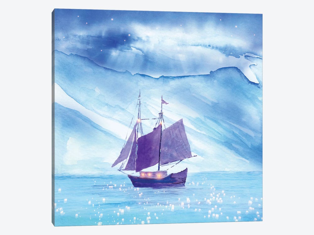 Sailing In Winter by Viviana Gonzalez 1-piece Art Print