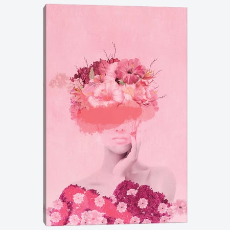 Woman In Flowers I Canvas Print #VGO112} by Viviana Gonzalez Canvas Art Print