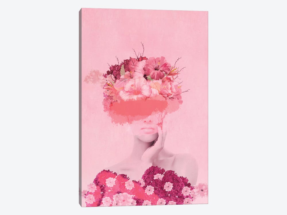 Woman In Flowers I by Viviana Gonzalez 1-piece Canvas Artwork
