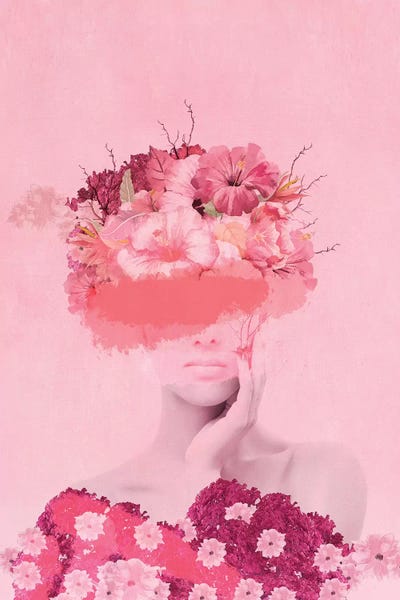 Viviana Gonzalez: Woman In Flowers I by Viviana Gonzalez