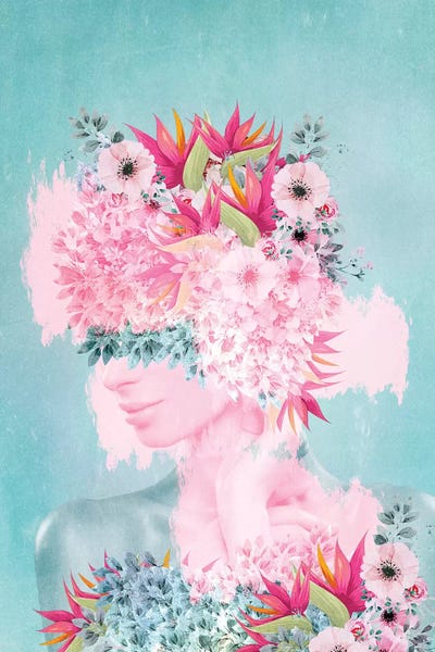 Viviana Gonzalez: Woman In Flowers II by Viviana Gonzalez