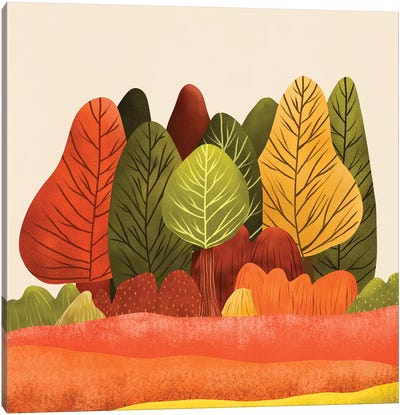 Autumn Landscapes I Canvas Art Print - Scandinavian Office