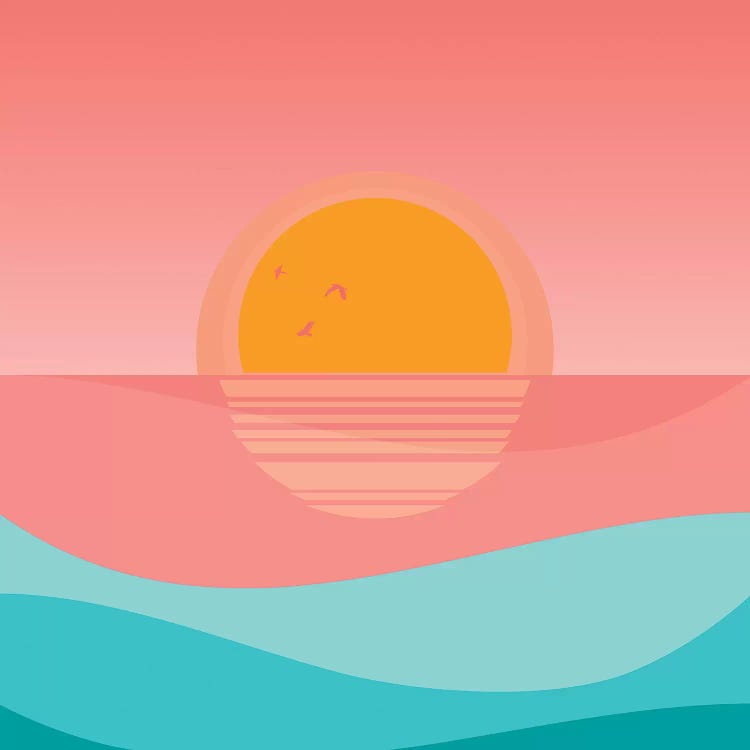 Minimal Sunset I