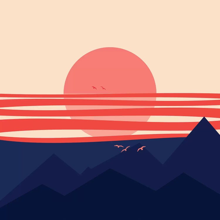 Minimal Sunset IV