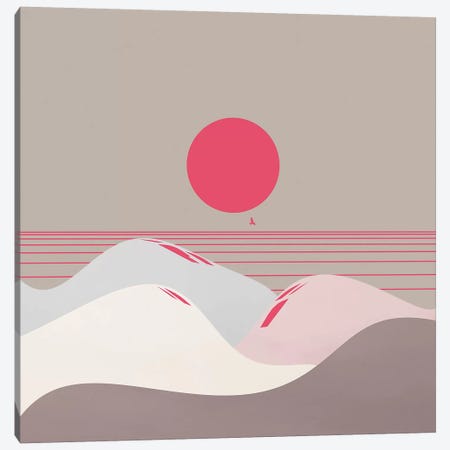 Minimal Sunset IX Canvas Print #VGO120} by Viviana Gonzalez Canvas Wall Art