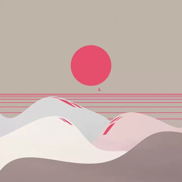 Viviana Gonzalez: Minimal Sunset IX by Viviana Gonzalez