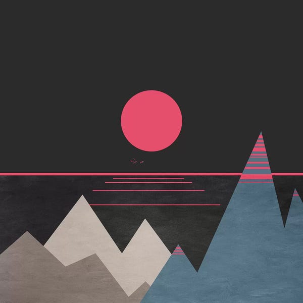 The Seventies: Minimal Sunset X by Viviana Gonzalez
