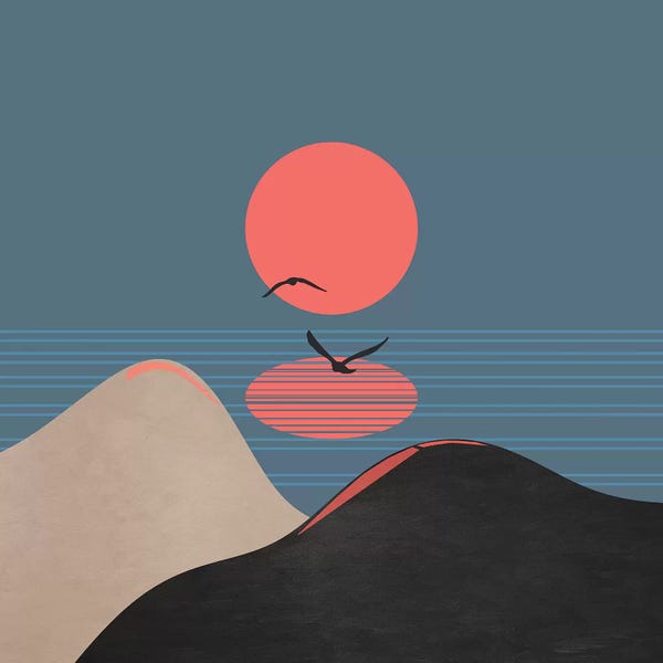 The Seventies: Minimal Sunset XII by Viviana Gonzalez