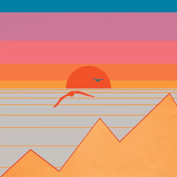 Viviana Gonzalez: Minimal Sunset XVII by Viviana Gonzalez