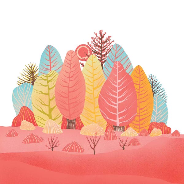 Scandinavian Office: Spring Landscapes I by Viviana Gonzalez