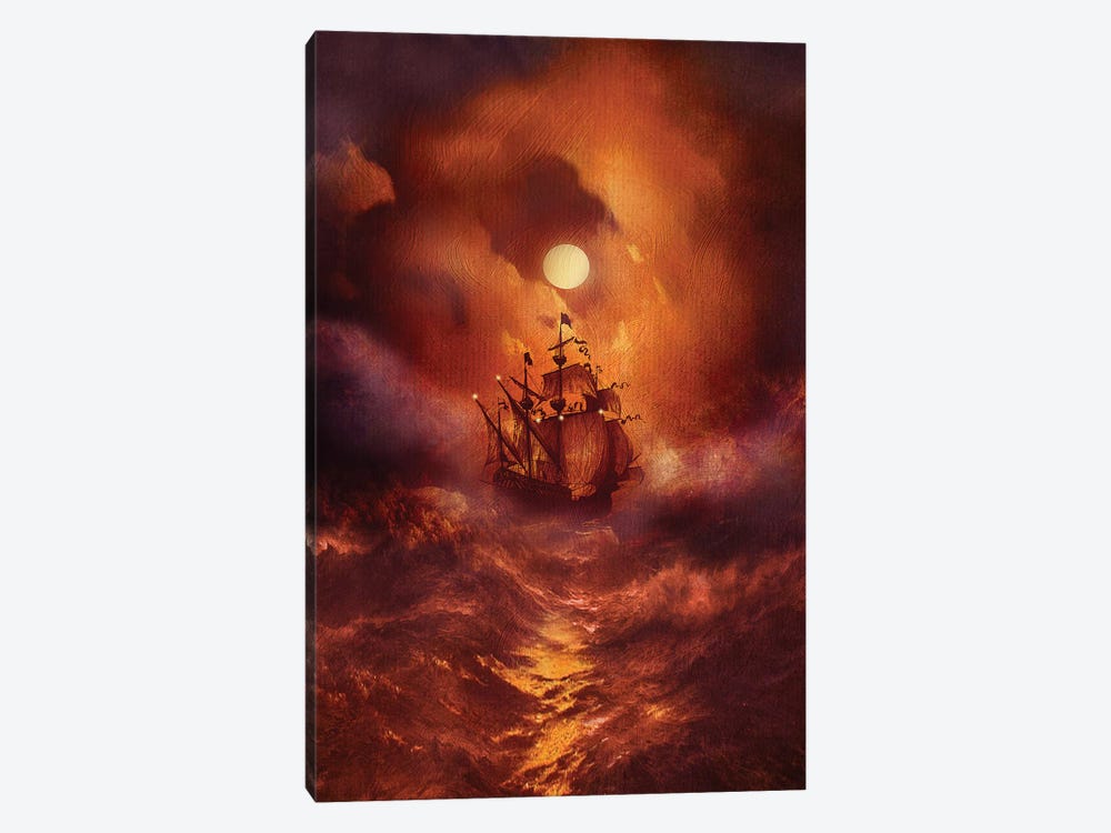 Perfect Storm 1-piece Canvas Wall Art