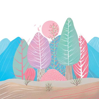 Spring Landscapes III by Viviana Gonzalez gallery poster