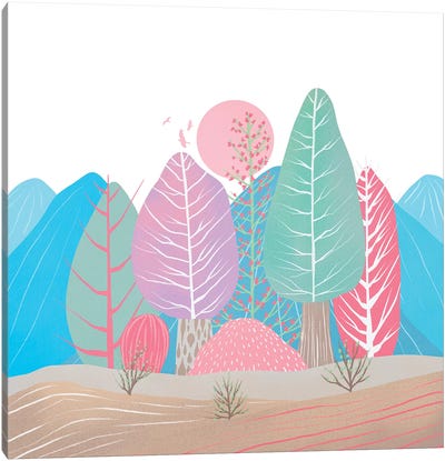 Spring Landscapes III Canvas Art Print - Viviana Gonzalez