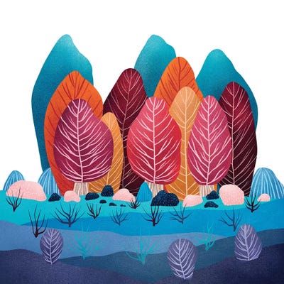 Winter Landscapes II by Viviana Gonzalez gallery poster