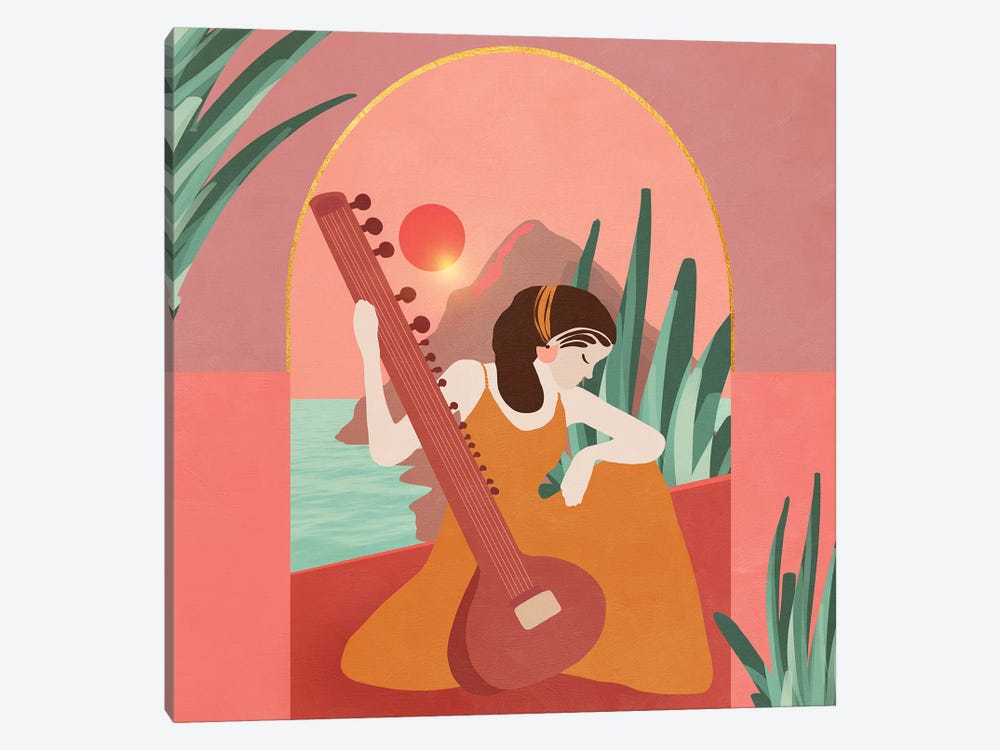 Women In Music 1 by Viviana Gonzalez 1-piece Canvas Art Print