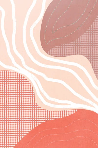 Mid century vibes 03 by Viviana Gonzalez framed canvas print