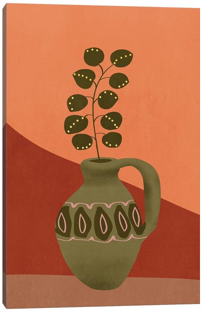 Plant In A Pot V Canvas Art Print - Viviana Gonzalez