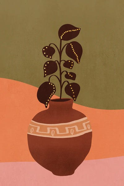 Viviana Gonzalez: Plant In A Pot VI by Viviana Gonzalez