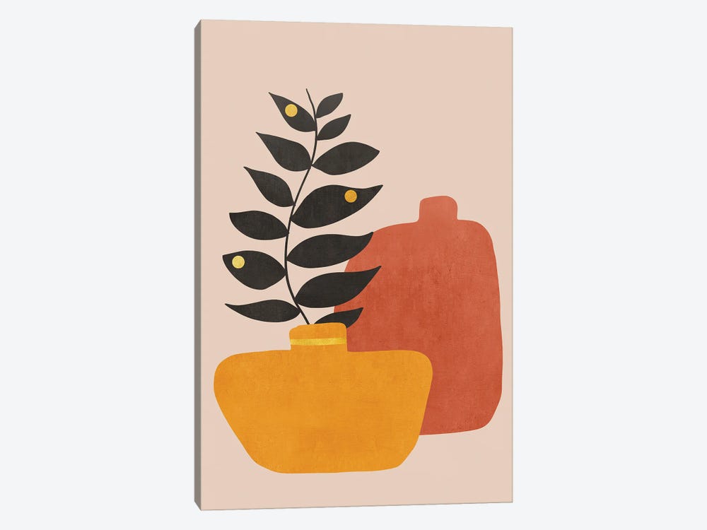 Plant In A Pot I by Viviana Gonzalez 1-piece Canvas Art Print