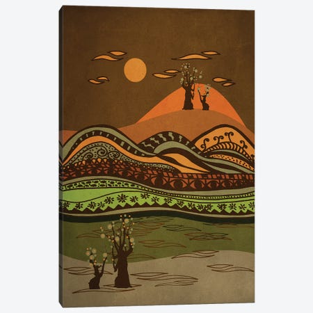 Psychedelic Mountains Canvas Print #VGO15} by Viviana Gonzalez Canvas Art Print