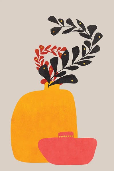 The Cut Outs Collection: Plant In A Pot III by Viviana Gonzalez