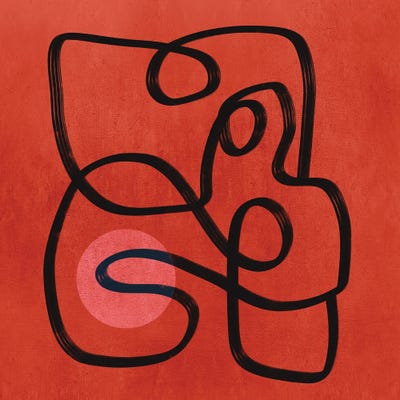 Line Art Improvisation III by Viviana Gonzalez art print