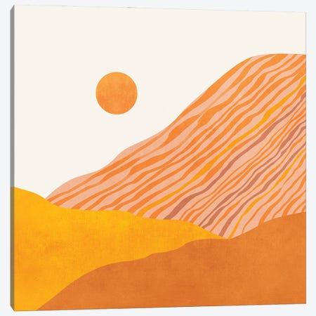 Minimal Abstract Sunset I Canvas Print #VGO166} by Viviana Gonzalez Canvas Art Print