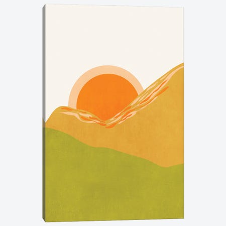 Minimal Abstract Sunset Ii Canvas Print #VGO167} by Viviana Gonzalez Canvas Print