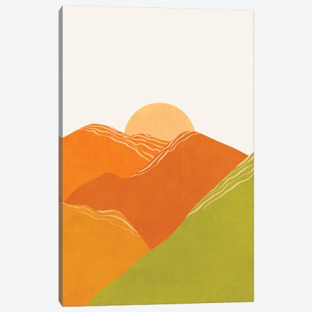 Minimal Abstract Sunset Iii Canvas Print #VGO168} by Viviana Gonzalez Canvas Wall Art