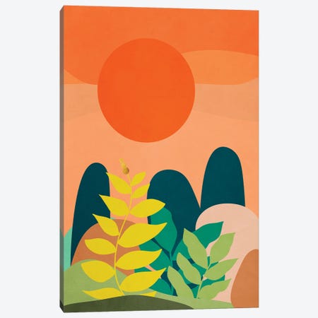 A tropical landscape II Canvas Print #VGO173} by Viviana Gonzalez Art Print