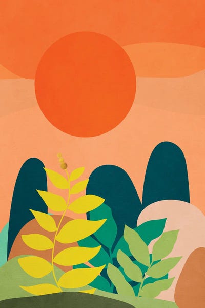 Viviana Gonzalez: A tropical landscape II by Viviana Gonzalez