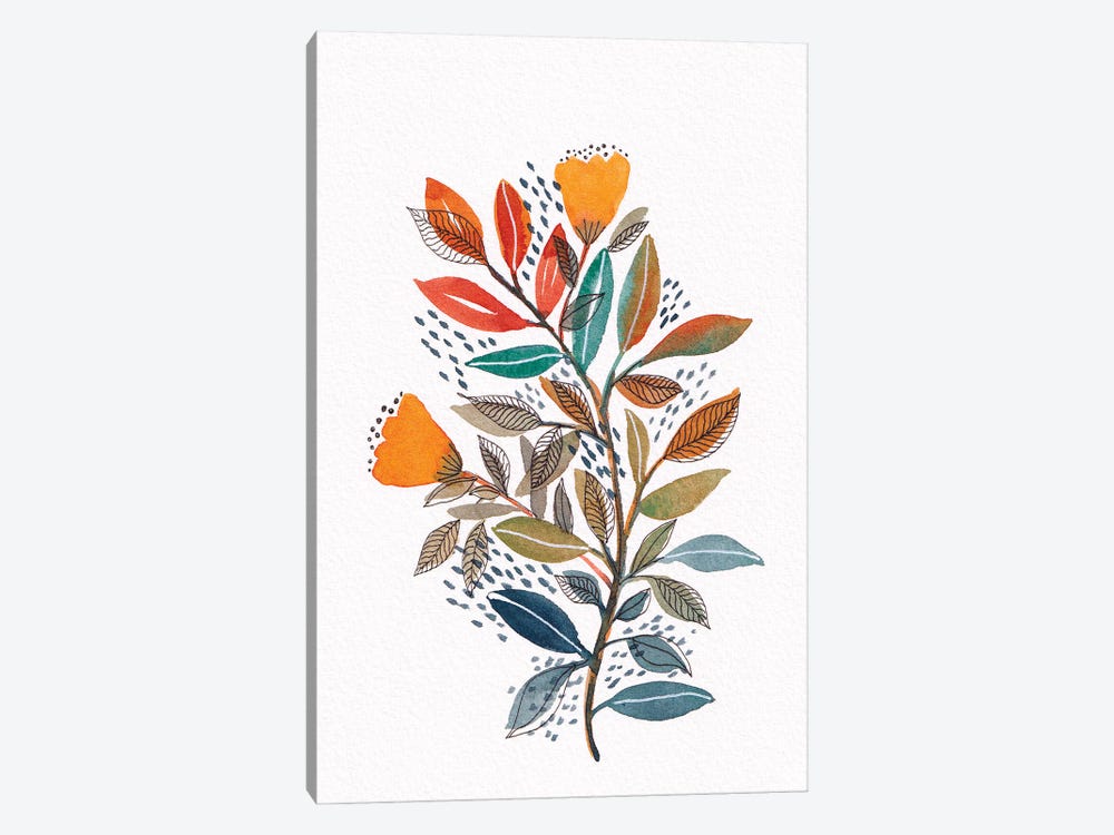 Modern Watercolor Botanicals II by Viviana Gonzalez 1-piece Canvas Print