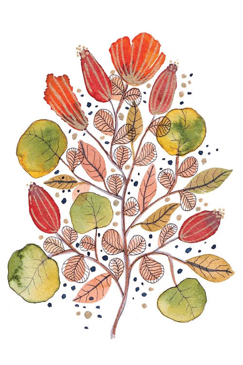 Modern Watercolor Botanicals V by Viviana Gonzalez wall art