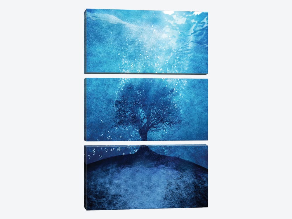Songs From The Sea by Viviana Gonzalez 3-piece Canvas Wall Art