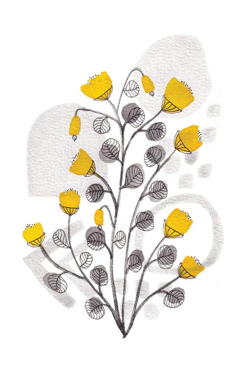Organic Watercolor Botanicals I by Viviana Gonzalez wall art