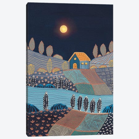 Midnight Landscape Canvas Print #VGO199} by Viviana Gonzalez Canvas Art Print