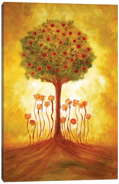 Energy From The Tree Canvas Art Print - Viviana Gonzalez