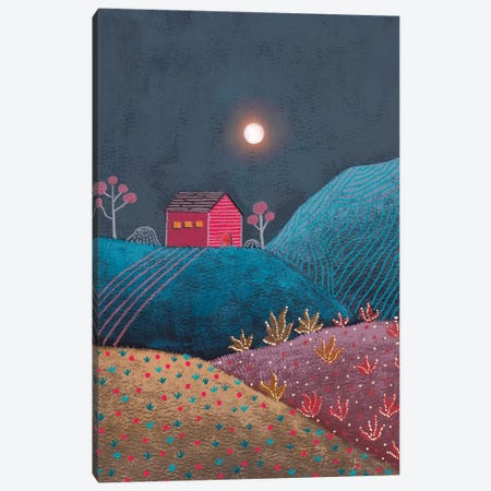 Midnight Landscape III Canvas Print #VGO202} by Viviana Gonzalez Art Print