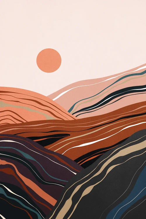 Mineral Inspired Landscapes III by Viviana Gonzalez wall art