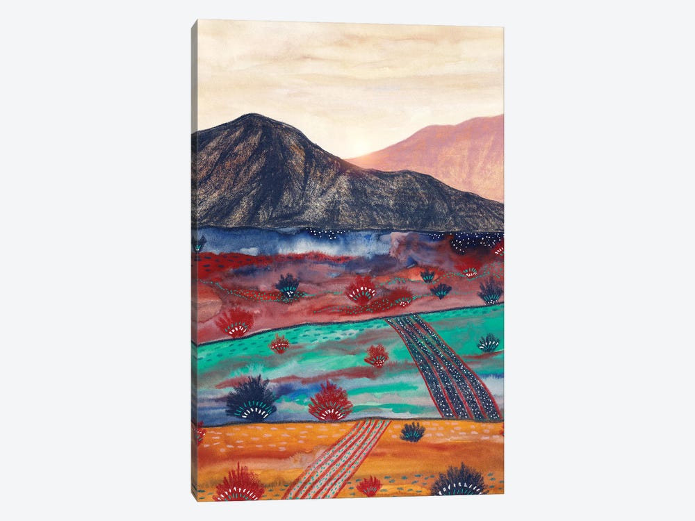 Boho Hills In The Sunset by Viviana Gonzalez 1-piece Canvas Art Print