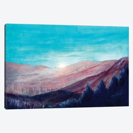 Sunset In The Magical Forest Canvas Print #VGO220} by Viviana Gonzalez Canvas Print